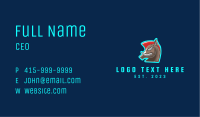 Wild Boar Gaming Mascot Business Card Image Preview