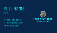 Wild Boar Gaming Mascot Business Card Image Preview