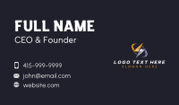 Bolt Power Lightning Business Card Preview