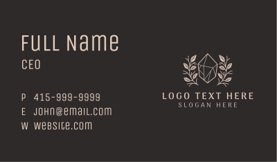 Crystal Vine Boutique Business Card Image Preview