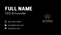 Heavenly Angel Wings Business Card Design