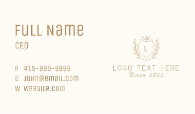 Queen Monarch Crown Letter Business Card Image Preview