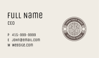 Hipster Construction Hammer Business Card Image Preview