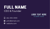 Futuristic Cyber Tech Business Card Image Preview
