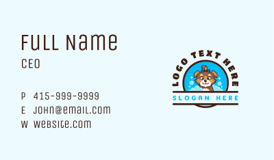 Pet Dog Grooming Business Card Image Preview