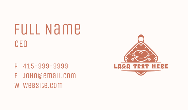 Cooking Pot Restaurant Business Card Design Image Preview