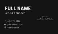 Luxury Brand Wordmark Business Card Image Preview