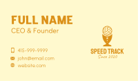 Volleyball Trophy Cup  Business Card Image Preview