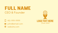 Volleyball Trophy Cup  Business Card Image Preview