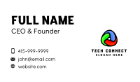 Cyber App Technology Business Card Image Preview