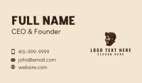 Father Beard Mascot  Business Card Design