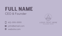 Minimalist Gem Crystal Business Card Image Preview