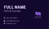 Purple Abstract Butterfly  Business Card Image Preview