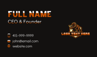 Triceratops Dinosaur Shield Business Card Image Preview