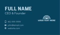 Rainbow Generic Wordmark Business Card Image Preview