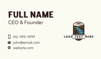 Adventure Waterfalls Park Business Card Design