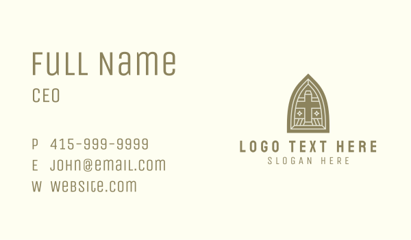 Religious Church Ministry Business Card Design Image Preview