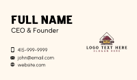 House Cabin Roofing Business Card Design