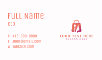 Feminine Cosmetics Boutique Bag Business Card Image Preview