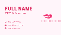 Sexy Pink Lips Business Card Image Preview