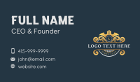  Premium Crown Crest Business Card Design