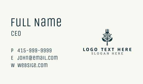 Plant Landscaping Rake Business Card Design Image Preview