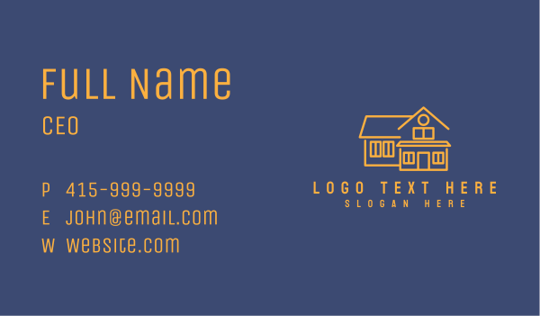 House Home Residence Business Card Design Image Preview