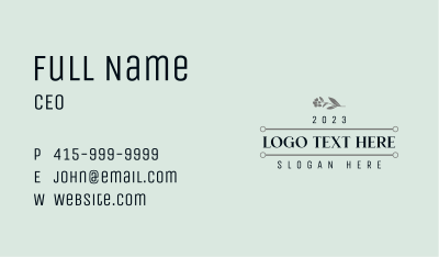 Elegant Floral Business Business Card Image Preview