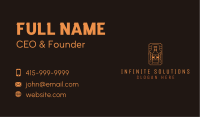 Rustic Beer Brewer Stamp Business Card Image Preview