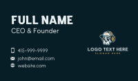 Headphones Skull Music Business Card Design