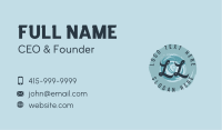 Feminine Brush Lettermark Business Card Image Preview