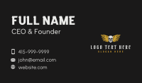 Flying Skull Gamer Business Card Design