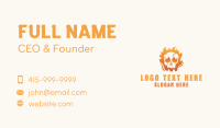 Skull Fire Gamer Business Card Preview