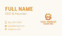 Skull Fire Gamer Business Card Image Preview