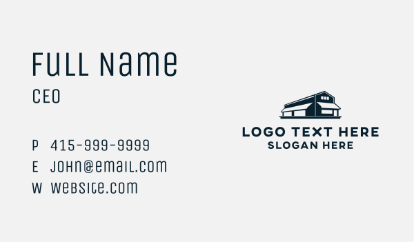 Logistics Warehouse Depot Business Card Design Image Preview