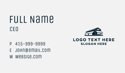 Logistics Warehouse Depot Business Card Image Preview