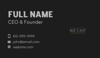 Elegant Enterprise Firm Wordmark  Business Card Image Preview