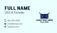 Blue Horns Mail Business Card Image Preview