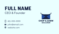 Blue Horns Mail Business Card Image Preview