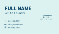 Handwriting Business Wordmark Business Card Image Preview