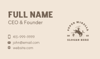 Cowboy Horse Western Business Card Image Preview