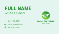 Green Eye Emblem  Business Card Image Preview