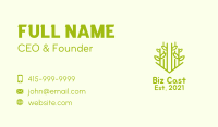 Green Bamboo Tree Business Card Image Preview