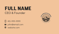 Outdoor Mountain Hiking Business Card Image Preview