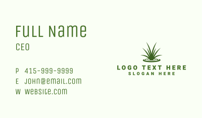 Grass Lawn Gardening Business Card Image Preview