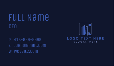 Building Architecture City Business Card Image Preview