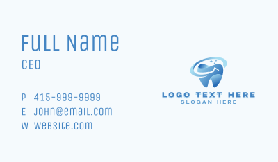 Dentist Tooth Clinic Business Card Image Preview