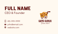 Pizza Food Cart  Business Card Image Preview
