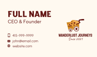 Pizza Food Cart  Business Card Image Preview
