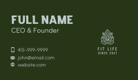 Religious Candle Emblem  Business Card Image Preview